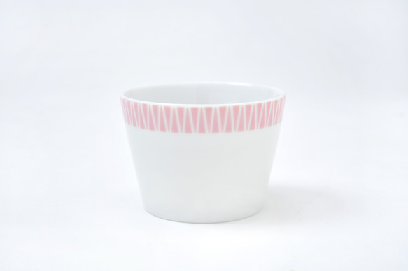 富士山圖案茶杯(S)粉紅色 第2張的照片