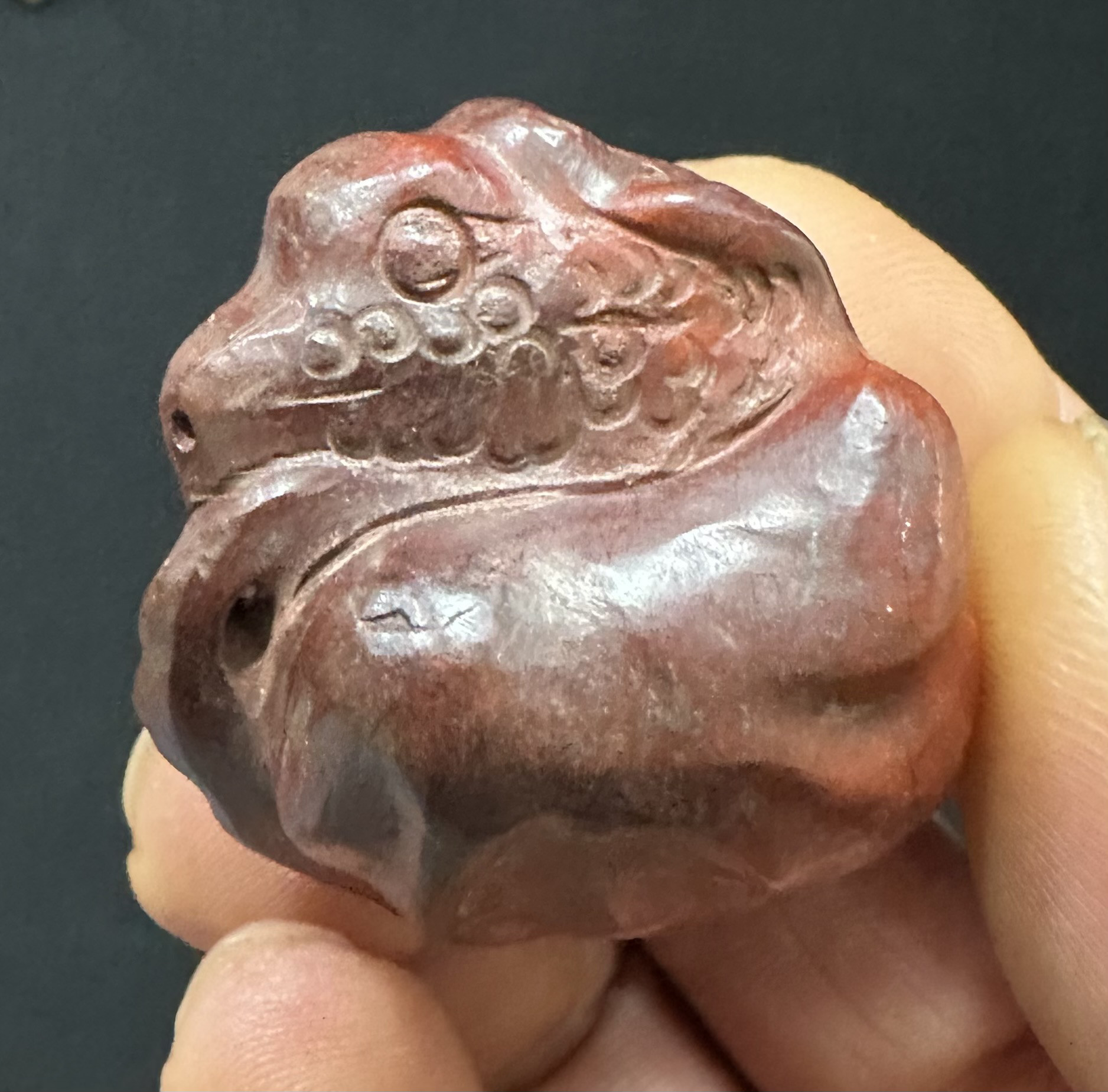 2024.2.28最新作品　赤焔火龍石笛