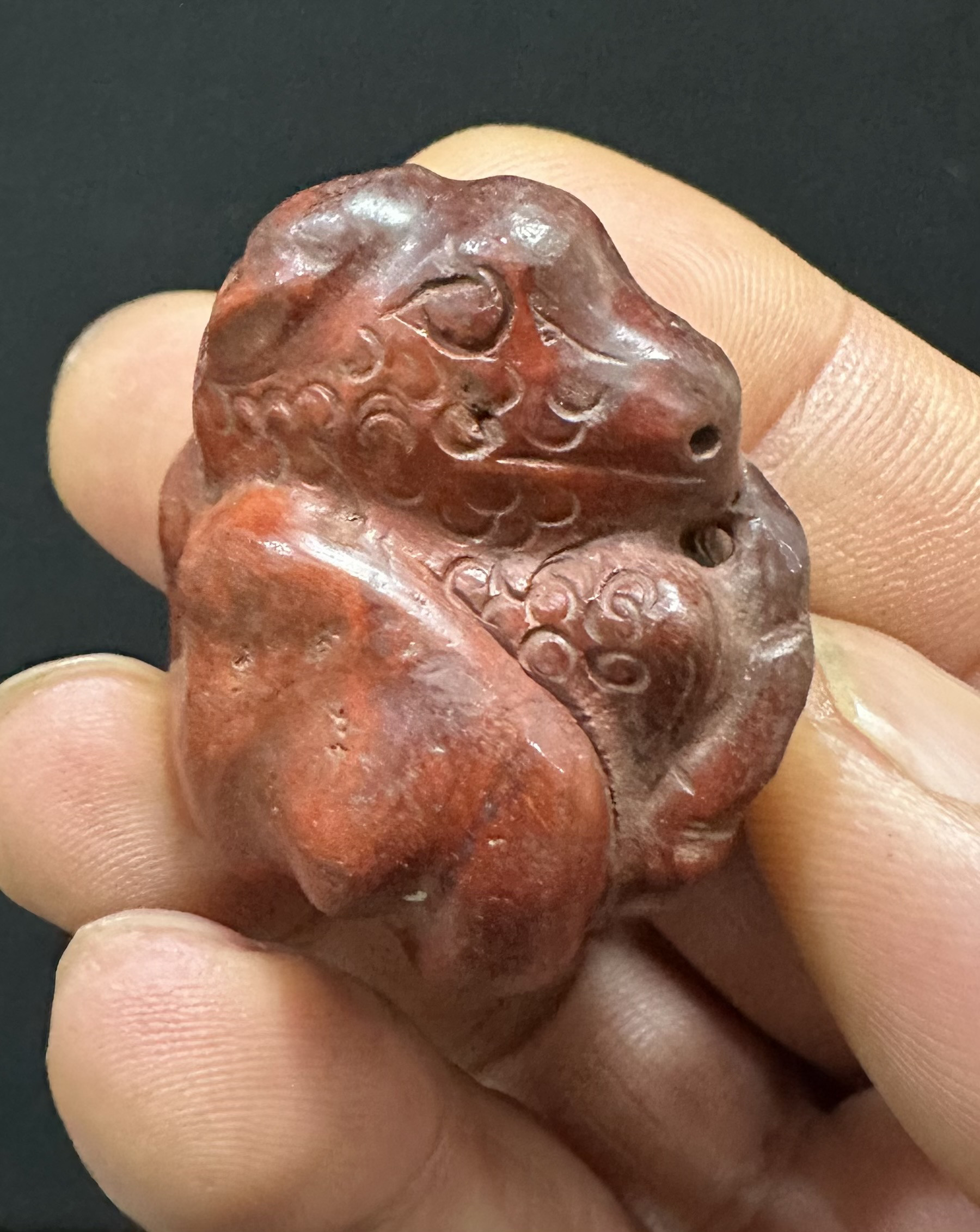 2024.2.28最新作品　赤焔火龍石笛