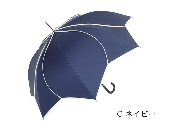 クラシコ 晴雨兼用日傘 完全遮光 100% 日傘 1級遮光 フラワー 花びら 3枚目の画像