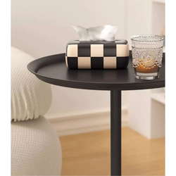 サイドテーブル コーヒーテーブル おしゃれ 円形 シンプル モダン インテリア アイアン 小さめ ch-1378 6枚目の画像