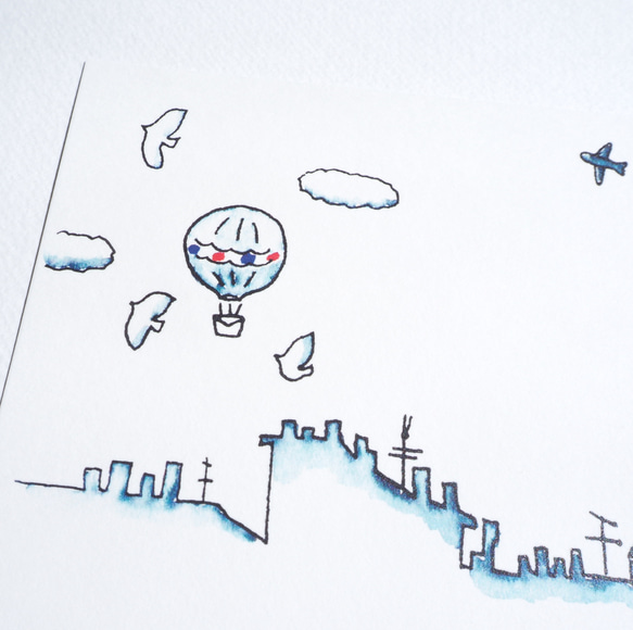 ポストカード1枚　パリの空 4枚目の画像