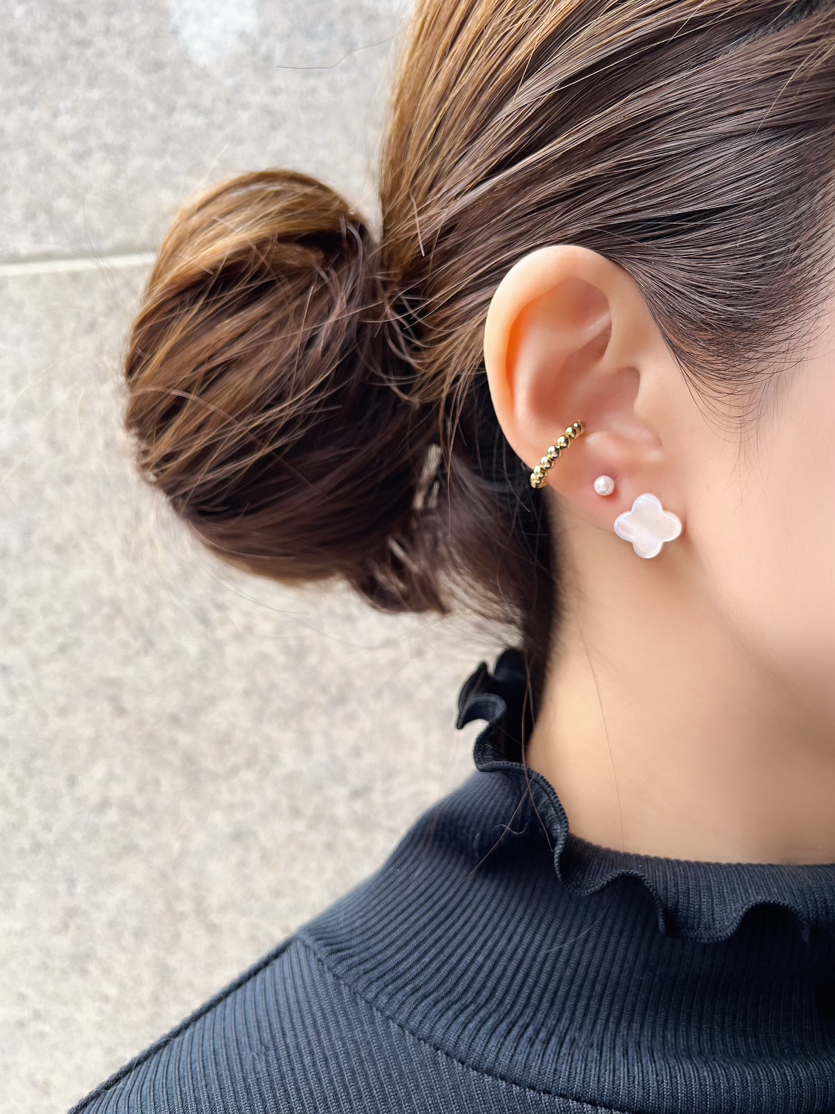 【♣︎Happy Clover♣︎】ハッピークローバー重ね付けSET シルキーホワイト