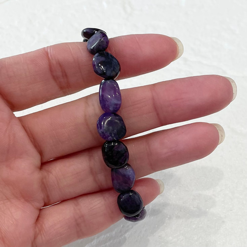 天然石ブレスレット351◇スギライト ② レアストーン 南アフリカ産