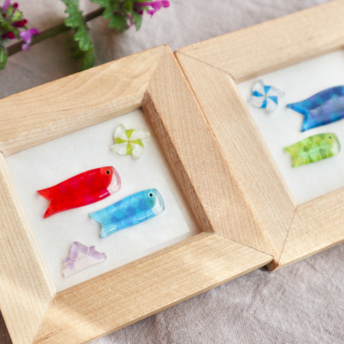 小さな鯉のぼり』・額入り フォトフレーム・写真立て atelier-hiwa