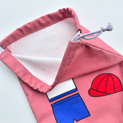体操服袋（ピンク） 4枚目の画像