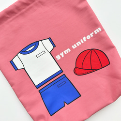 体操服袋（ピンク） 2枚目の画像
