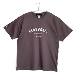 バックプリント】ロゴグラフィックTシャツ 黒/ブラック 6.2oz 綿100