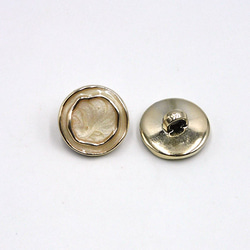 シャンクボタン 18mm【 Double gold circle】4個 9枚目の画像