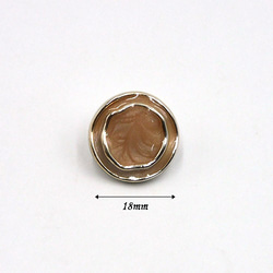 シャンクボタン 18mm【 Double gold circle】4個 8枚目の画像