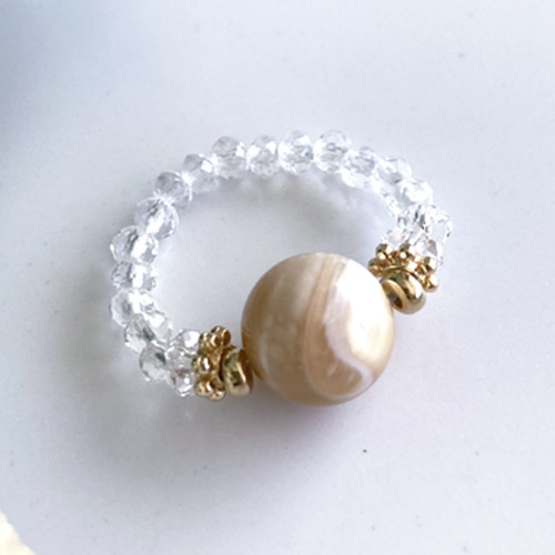 高品質天然石】マザーオブパール/優しく穏やかな女性へと導くお守り