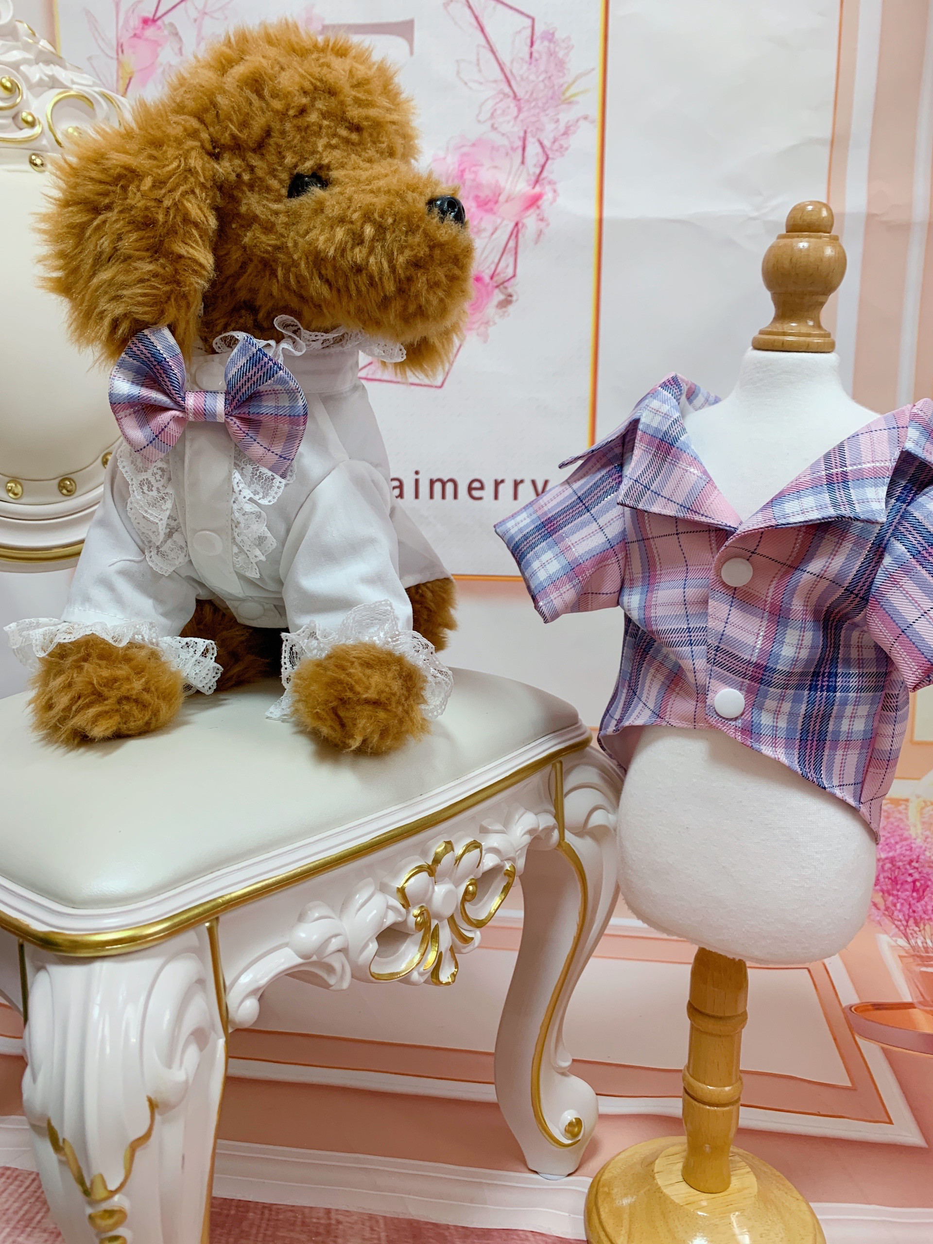 No.24 ハンドメイド犬服 ラグランTシャツ