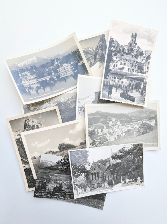 オーストリア/ ヴィンテージ モノクロ写真ポストカード10枚 1枚目の画像