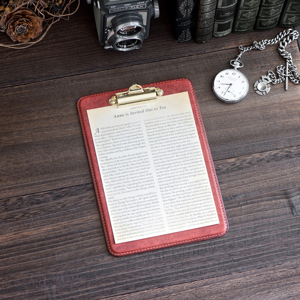 革のクリップボード B6サイズ