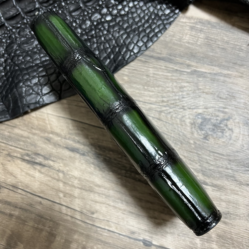 一点限定【実物撮影】新品 緑/グリーン系 クロコダイル メンズ