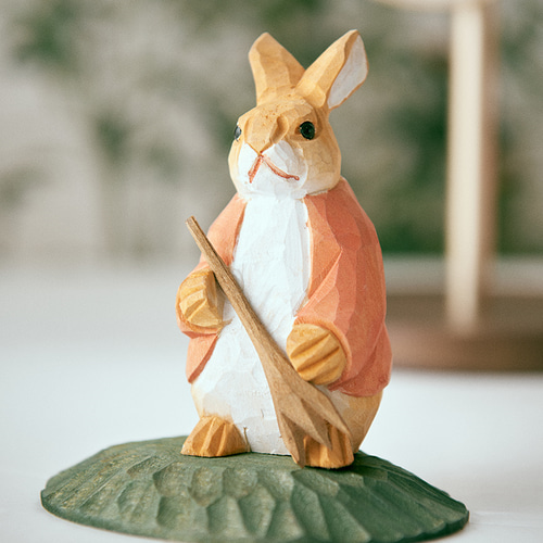卯年　ウサギの木彫り　夫婦うさぎ　贈答品 Amazon.co.jp: ぽれぽれ 動物 雑貨 うさぎ ウサギ 兎 干支 卯