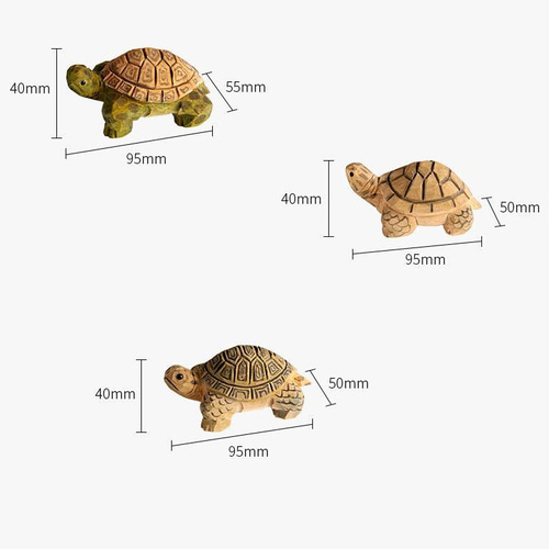 すごい！本物のカメ匹みたい！ 木彫りのカメ匹 置物 ギフト プレゼント