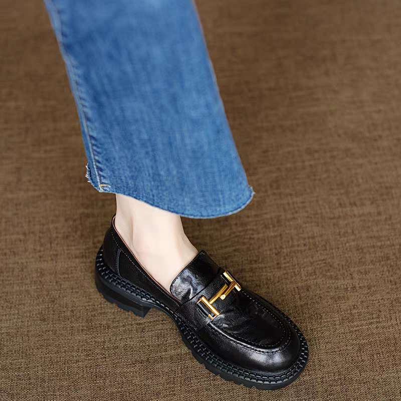 レディースシューズ 厚底 レディーススリッポン ローカット レディースローファー スリッポン シューズ