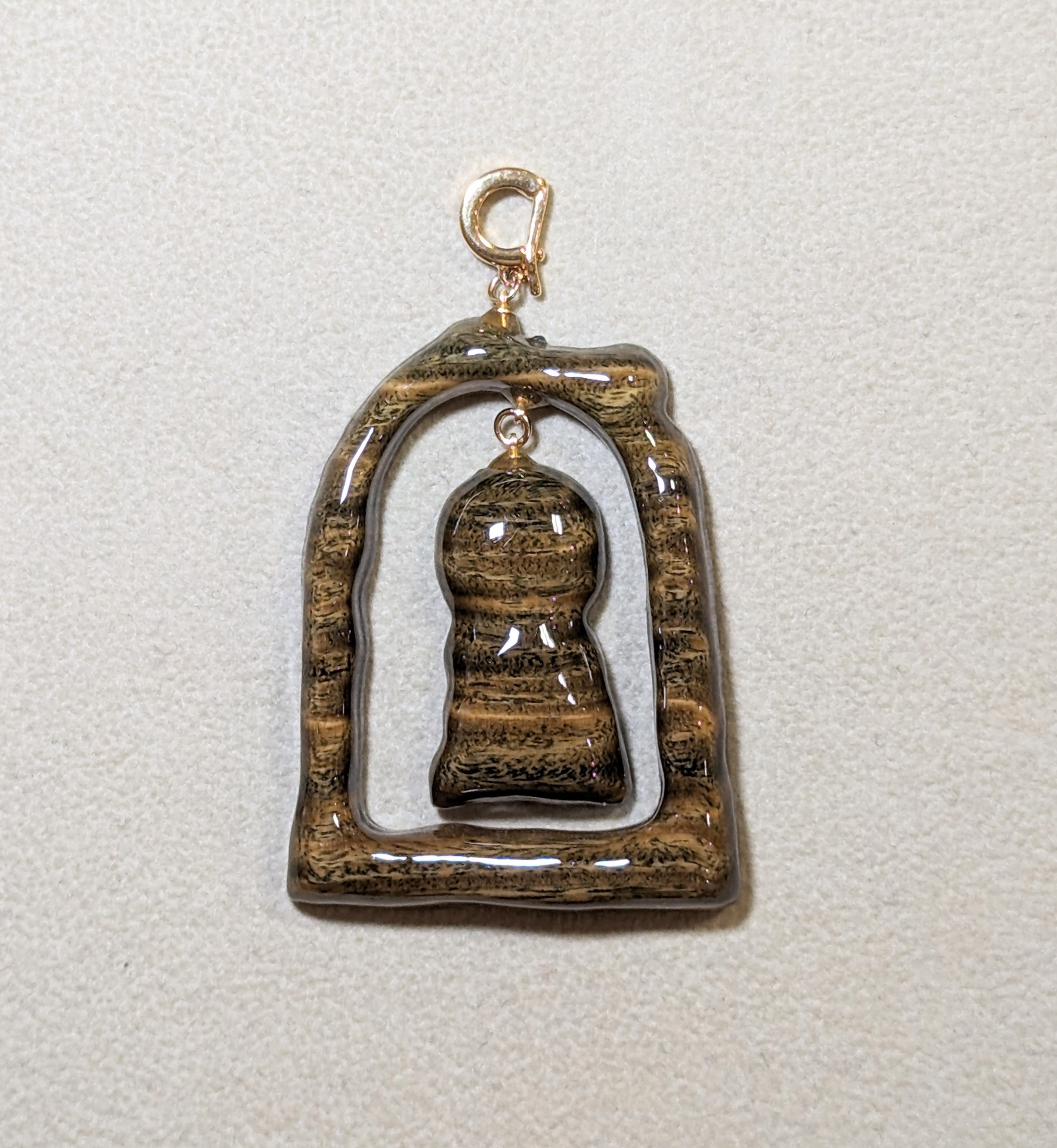 木製　ペンダントトップ　（　古墳　）