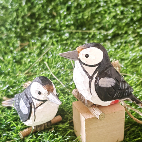 ヤマぐす 木彫り 手作り 実木 置物 鳥 その他置物 クラフトの楽園 通販