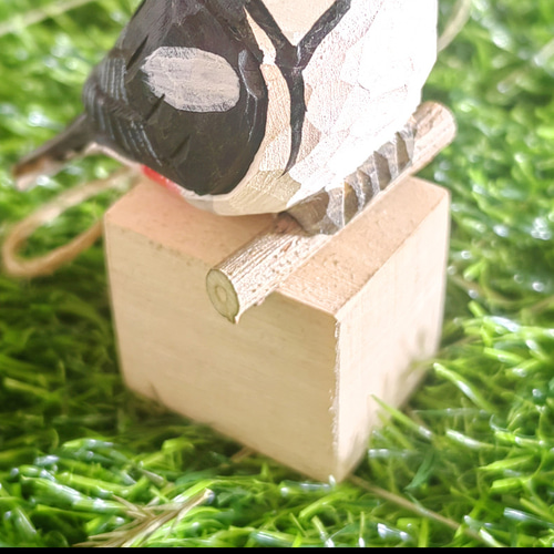 ヤマぐす 木彫り 手作り 実木 置物 鳥 その他置物 クラフトの楽園 通販