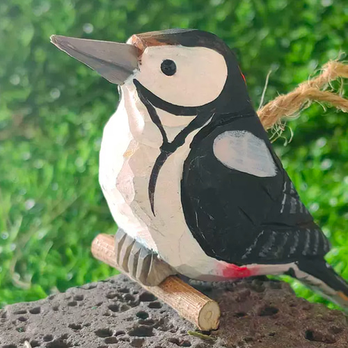 ヤマぐす 木彫り 手作り 実木 置物 鳥 その他置物 クラフトの楽園 通販