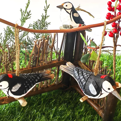 ヤマぐす 木彫り 手作り 実木 置物 鳥 その他置物 クラフトの楽園 通販