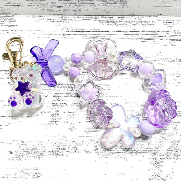 ビーズキーホルダー　大人かわいい　推し活　ハンドメイド　キーホルダー　チャーム ビーズキーホルダー 大人かわいい 推し活 ハンドメイド