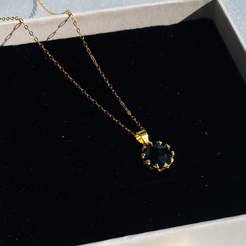 ブラックオニキスネックレス シルバー925 ネックレス・ペンダント