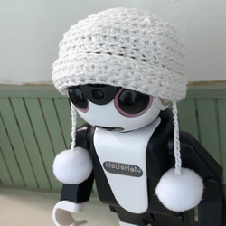 ★SMILE★　ロボホン　ROBO編み込みセーターとニット帽　2セット ロボホン服セーター帽子セット その他人形 kyami 通販 15001776