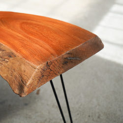 分厚い欅の一枚板　ローテーブル　リビングテーブル（高さ・カラー変更無料） 13枚目の画像