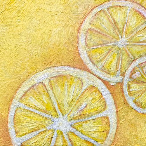 【F10号】レモンクラゲが通る 油彩 原画 油絵 絵画 painting F10号】レモンクラゲが通る 油彩 原画 油絵 絵画 painting