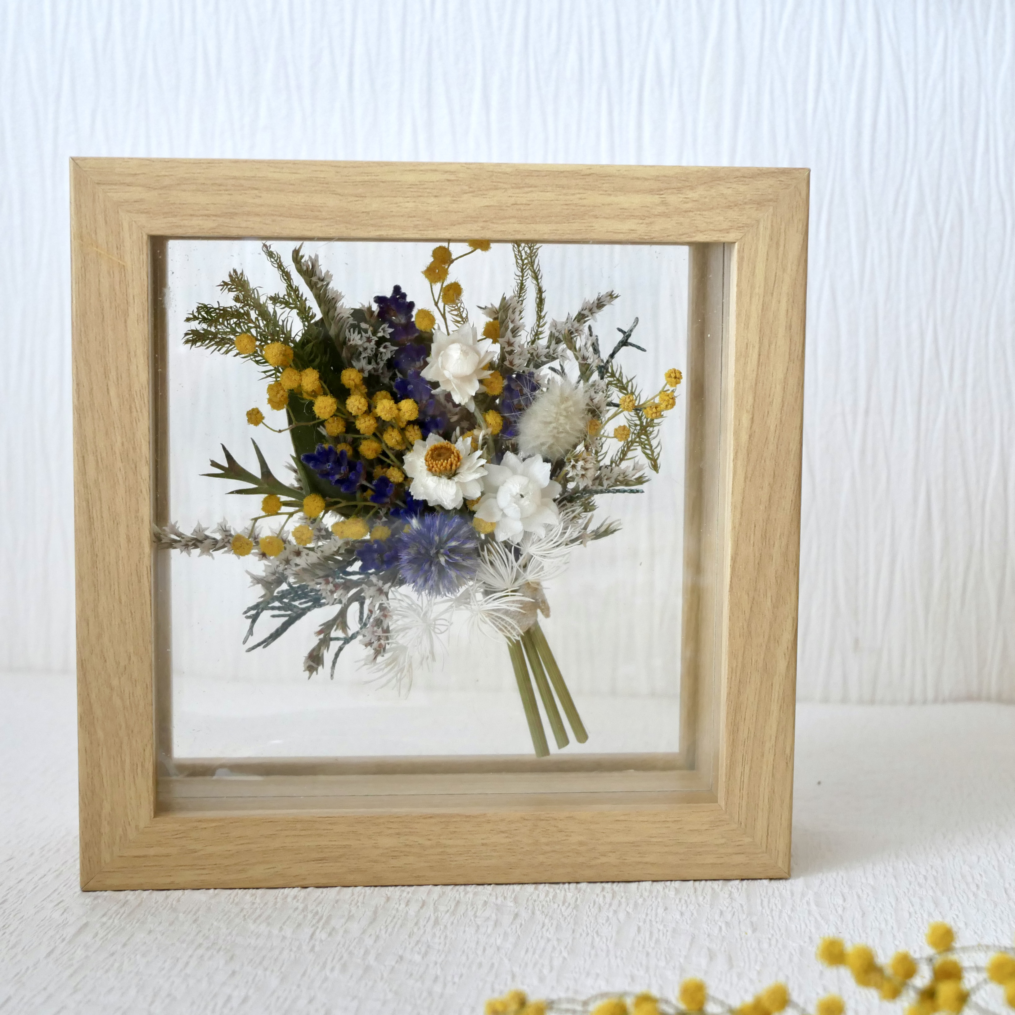 ドライフラワー ミモザ スワッグ No.13 web限定商品・一点物】No.13