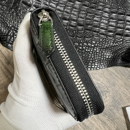 一点限定【実物撮影】新品 緑/グリーン系 クロコダイル メンズ 一点限定【実物撮影】新品 緑/グリーン系 クロコダイル メンズ
