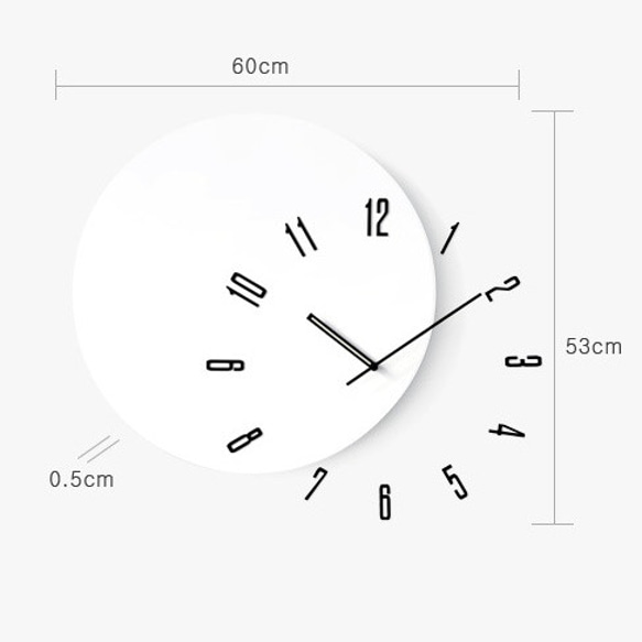 掛け時計 アート時計 丸型 ブラック ホワイト ゴールド シンプル モダン 個性的 高級 おしゃれ ch-919 13枚目の画像
