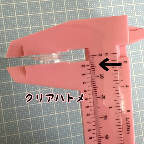 キャンディバッグ クリアハトメ付き 袋 5×7cm 20枚 キーホルダー パーツ 材料 資材 4枚目の画像