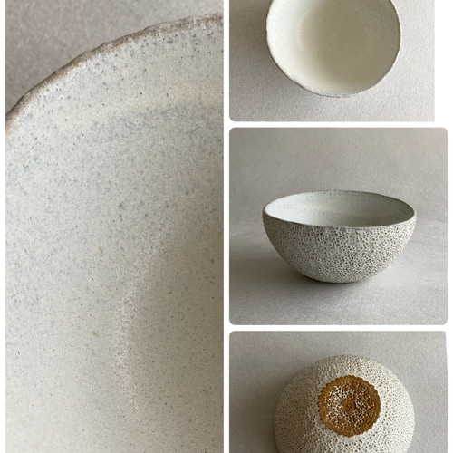 白釉 手触りスープ皿 大 ①〜③ お椀・ボウル・鉢 LA POTERIE