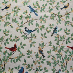 ゴブラン織り生地 ジャガード織り  鳥柄 2枚目の画像