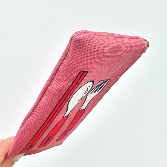 カトラリーケース（ピンク） 5枚目の画像