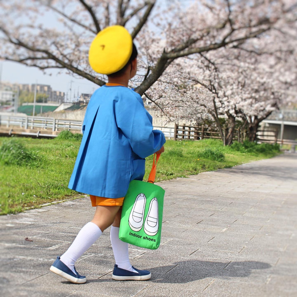 上靴袋（グリーン） 15枚目の画像