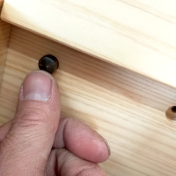 【完成品】木製シングルトイレットペーパーホルダー　【ヒノキ】 5枚目の画像
