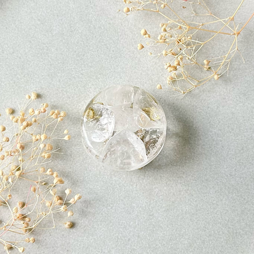 水晶帯留め　アンティーク　アクセサリー eff4c83bcf41795933cd1fb492bbc9