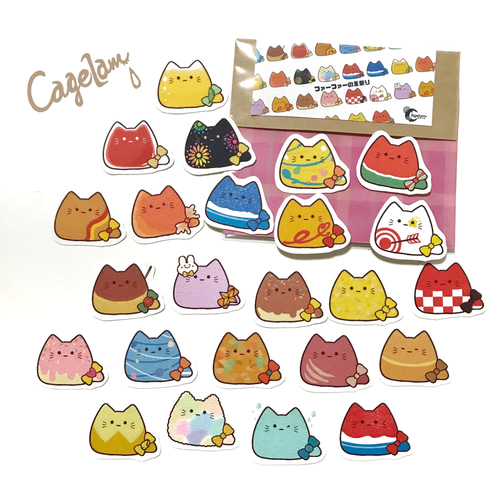 フレークシール】ファーファーの夏祭り【送料込】 シール・ステッカー