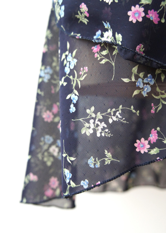 芭蕾裹身裙 [Petit Jardin Navy 48-118] A145petitjardinnavy 第3張的照片