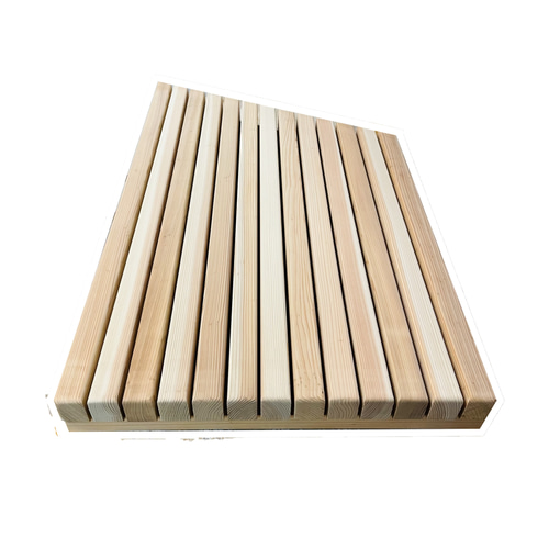 奥行きある斜め玄関すのこ/杉/縦板/無垢材/無塗装 その他家具 Marutaka