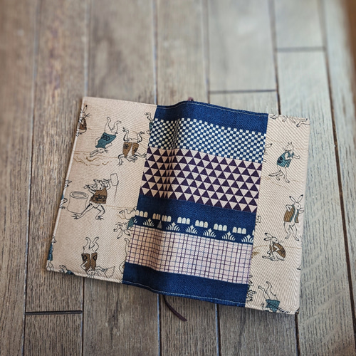 浴衣生地 リメイクブックカバー ブックカバー lovesirius 通販