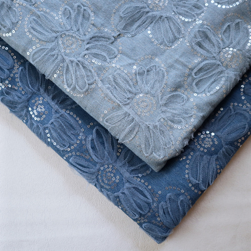 continuer de NICE CLAUP/ハート刺繍デニムパンツ｜NICE CLAUP