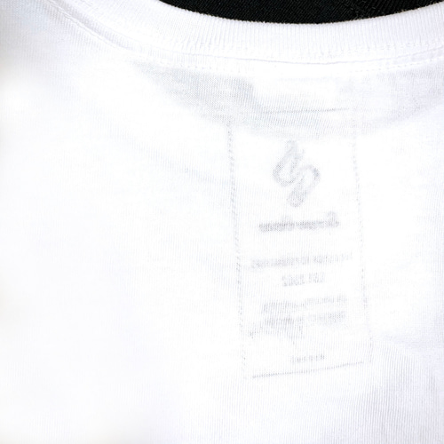 刺繍】ビッグシルエットTシャツ 白/ホワイト 5.6oz 綿100
