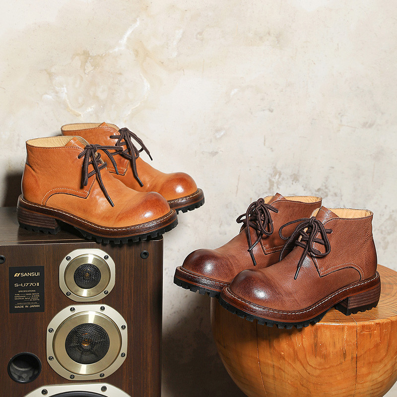 24新作レディース柔らかく馬皮軽量靴お洒落シンプルシューズ個性厚底パンプス22.5cm～25cm #913⭐配送無料⭐