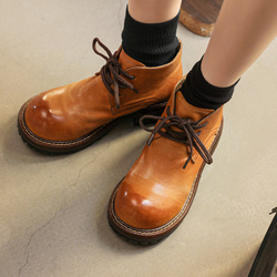 24 新款女士軟馬皮輕便鞋時尚簡約鞋獨特厚底淺口鞋 22.5 公分-25 公分 #913⭐免運費⭐ 第13張的照片